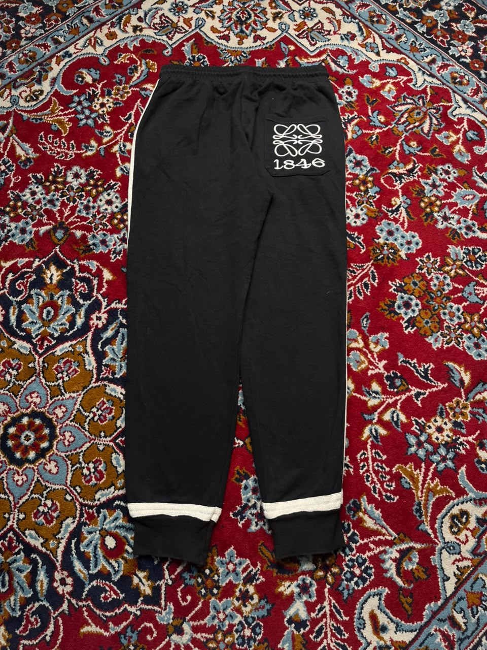 Loewe Anagram Embroidered Side Stripe Sweatpants - 30