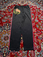 Vintage Hello Kitty Leopard Print Side Stripe Trousers - 28