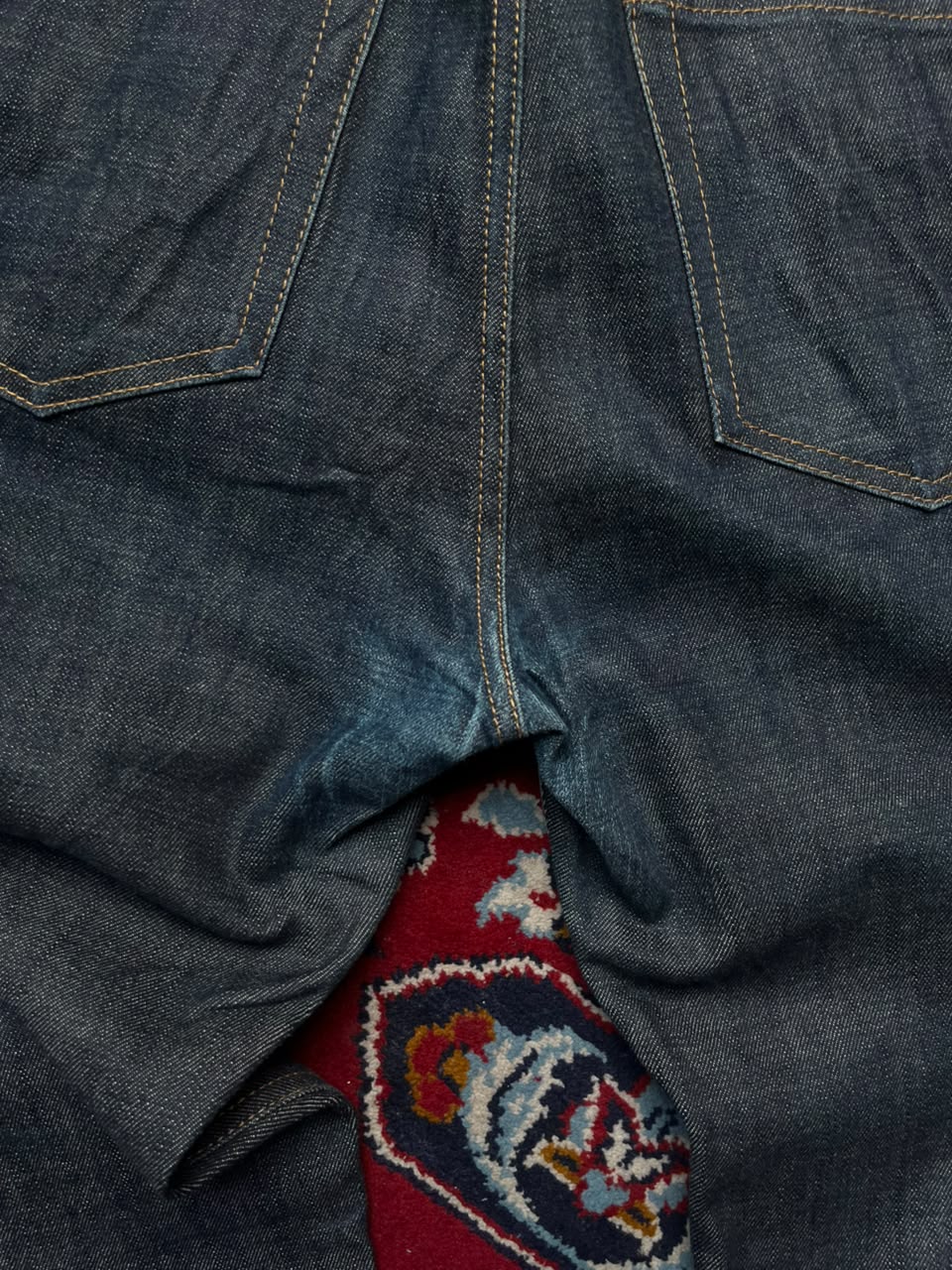 Uniform Bridge & Co. Selvedge Raw Dark Indigo Jeans - 34