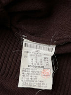 Bean Pole Beagle Pack Two-Tone Wool Cashmere Cardigan - M