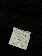 Simply Basic Chenille Cable Knit Polo Sweater - XL
