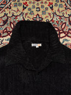 Simply Basic Chenille Cable Knit Polo Sweater - XL