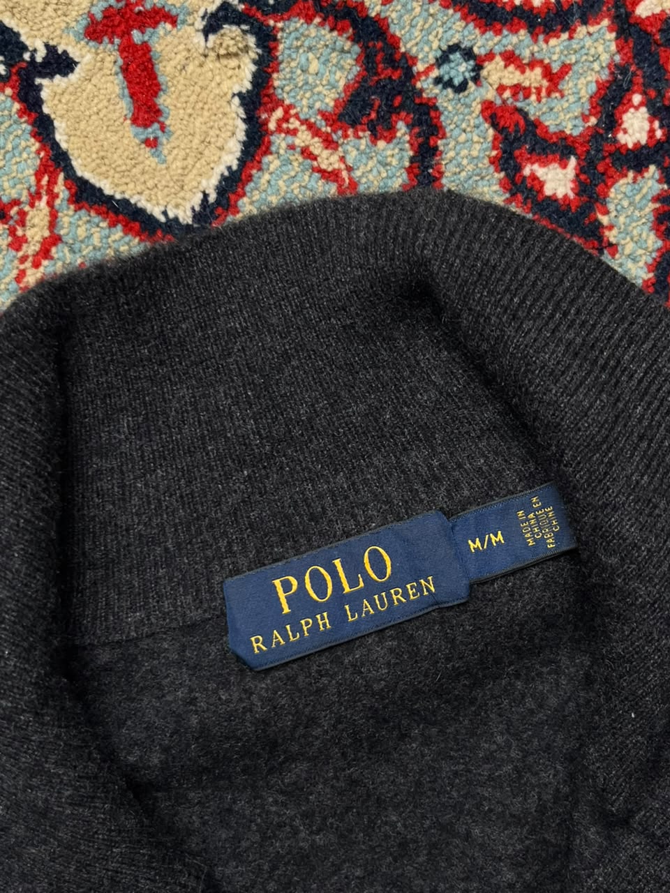 Polo Ralph Lauren Merino Wool Quarter-Zip Sweater - M