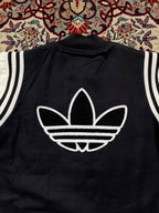 Adidas Originals Trefoil Patchwork Snap-Button Varsity Jacket - L