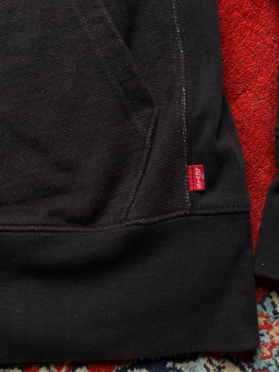 Levi's French Terry Full-Zip Hoodie - M