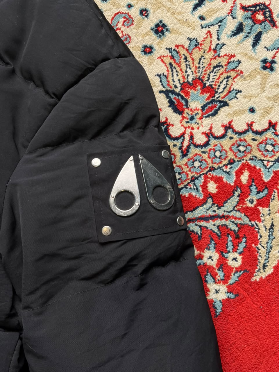 Moose Knuckles Down-Filled Bomber Puffer Jacket - L