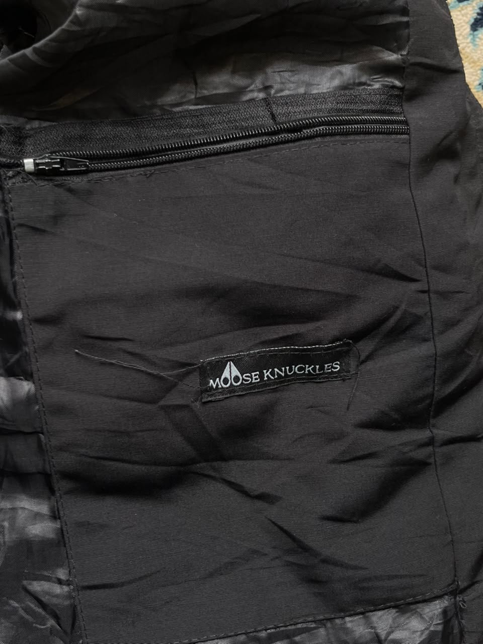 Moose Knuckles Down-Filled Bomber Puffer Jacket - L