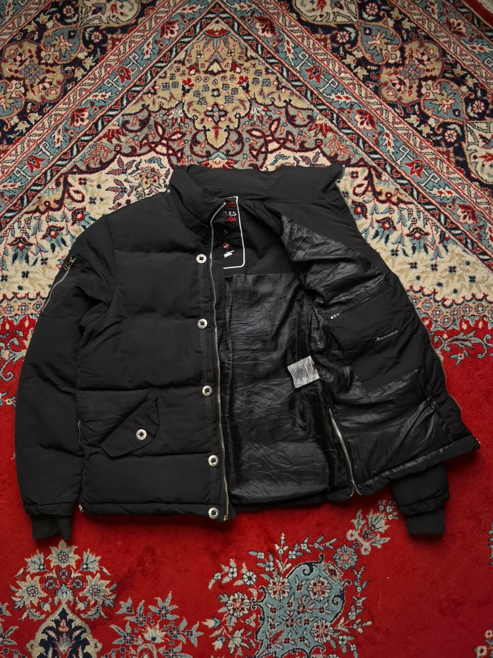 Moose Knuckles Down-Filled Bomber Puffer Jacket - L