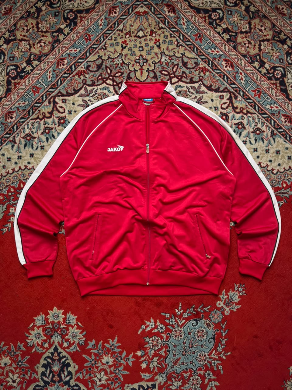 Jako Panel Striped Full-Zip Track Jacket - XL