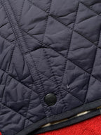 Burberry Brit Check-Lined Diamond Quilted Field Jacket - M