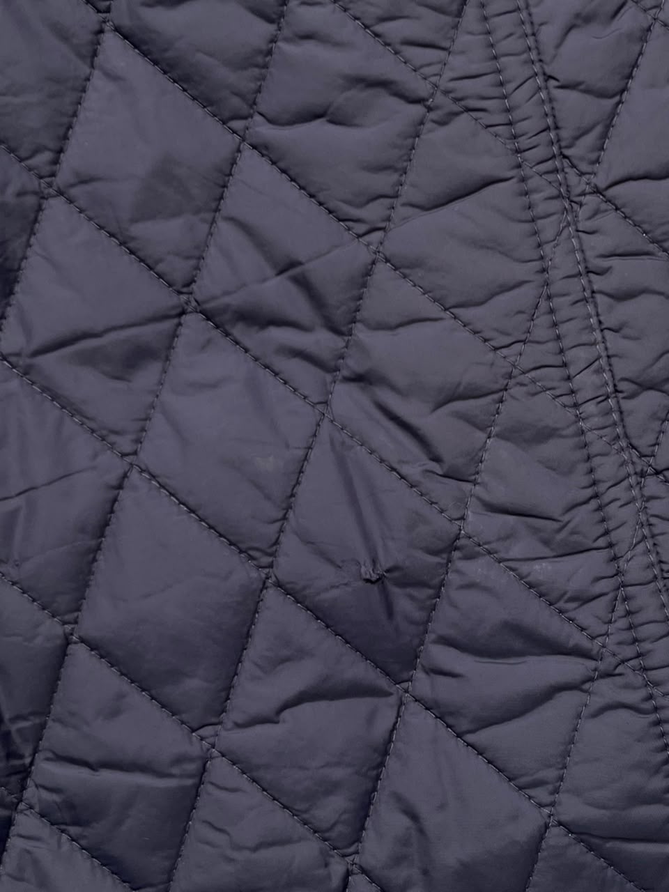 Burberry Brit Check-Lined Diamond Quilted Field Jacket - M