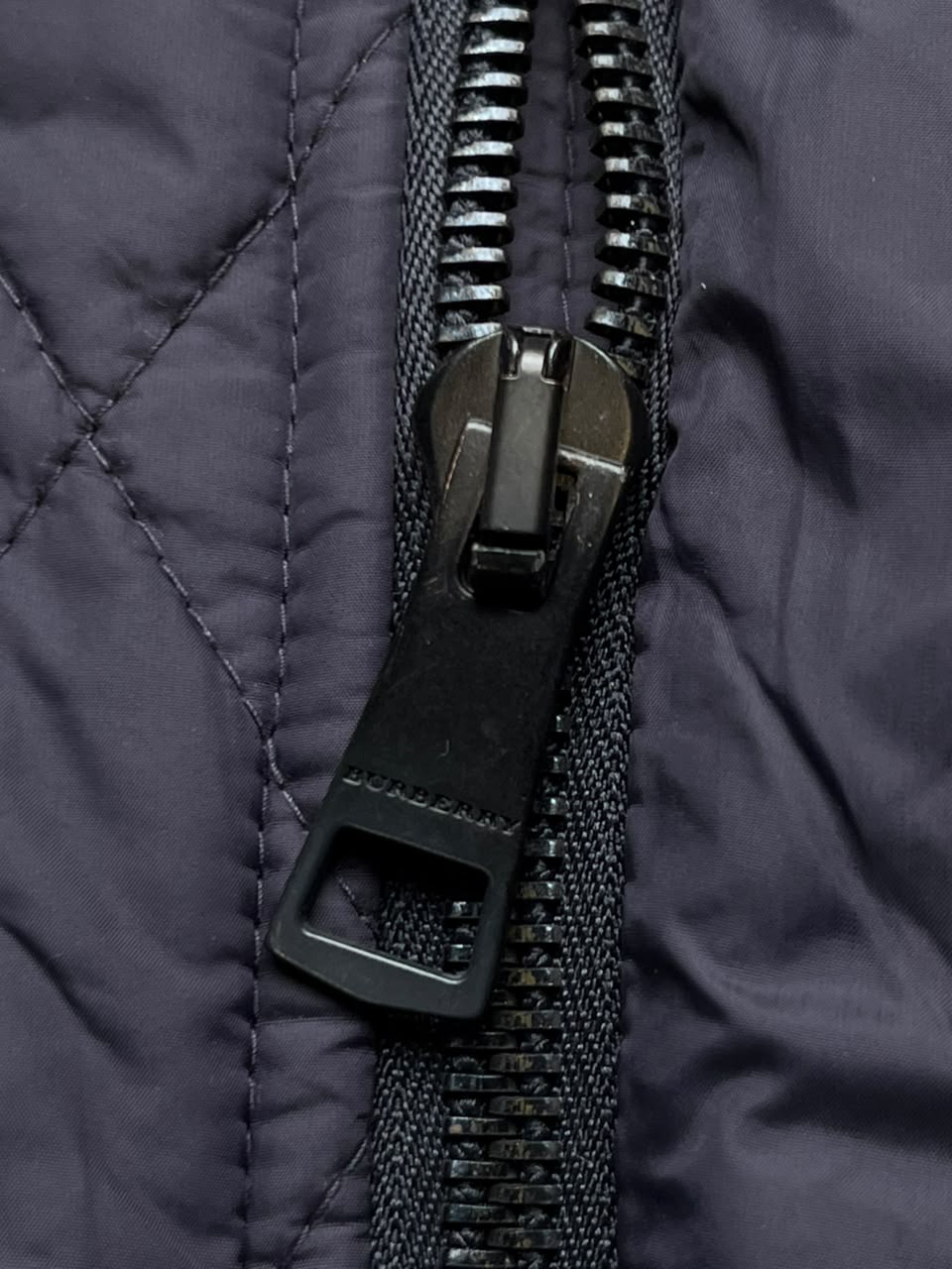 Burberry Brit Check-Lined Diamond Quilted Field Jacket - M