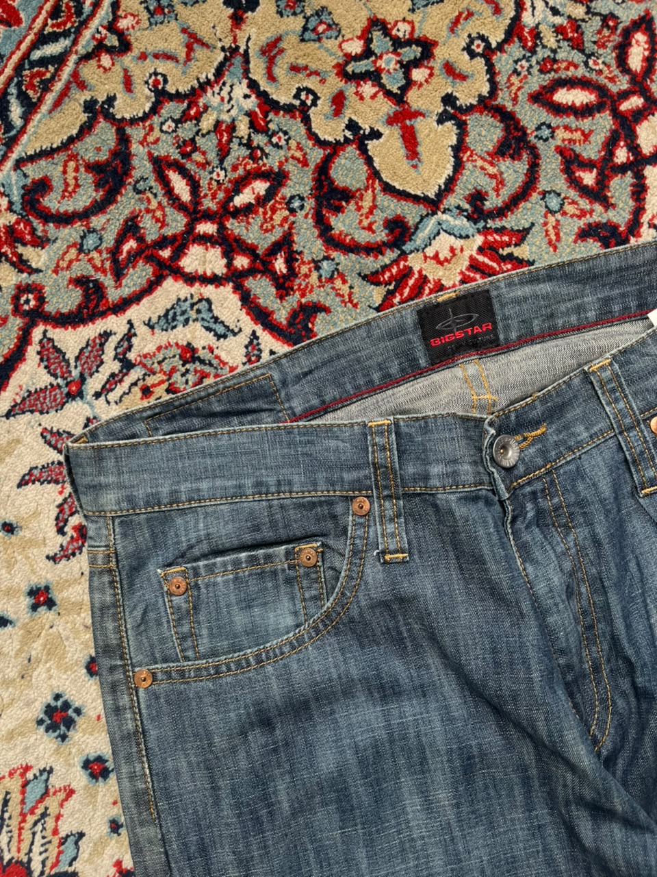 Big Star Dylan Bootcut Blue WashED Jeans - 32