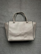 Kate Spade Chester Street Small Allyn Satchel Top Handle Leather Bag Taupe Tassel