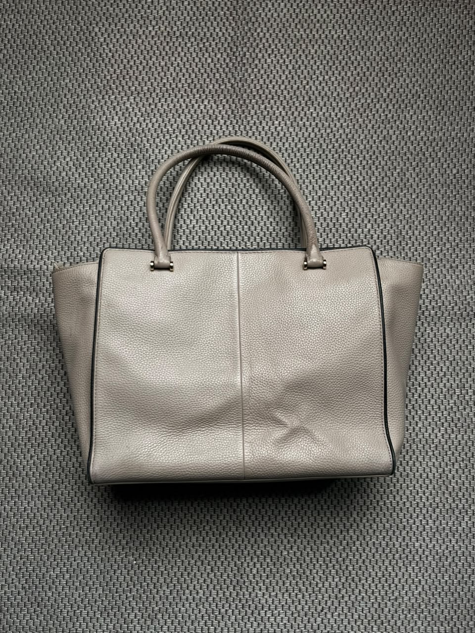 Kate Spade Chester Street Small Allyn Satchel Top Handle Leather Bag Taupe Tassel