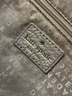 Kate Spade Chester Street Small Allyn Satchel Top Handle Leather Bag Taupe Tassel