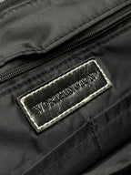 Worthington Black Faux Leather Laptop Tote Bag Briefcase Work Shoulder Bag Flap