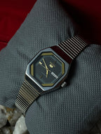 Vintage Seiko 5 2906-5510 Octagonal TV Case Black Dial Automatic Watch