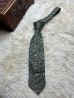 Vintage Polo Ralph Lauren Forest Green Rust Paisley Preppy TIE