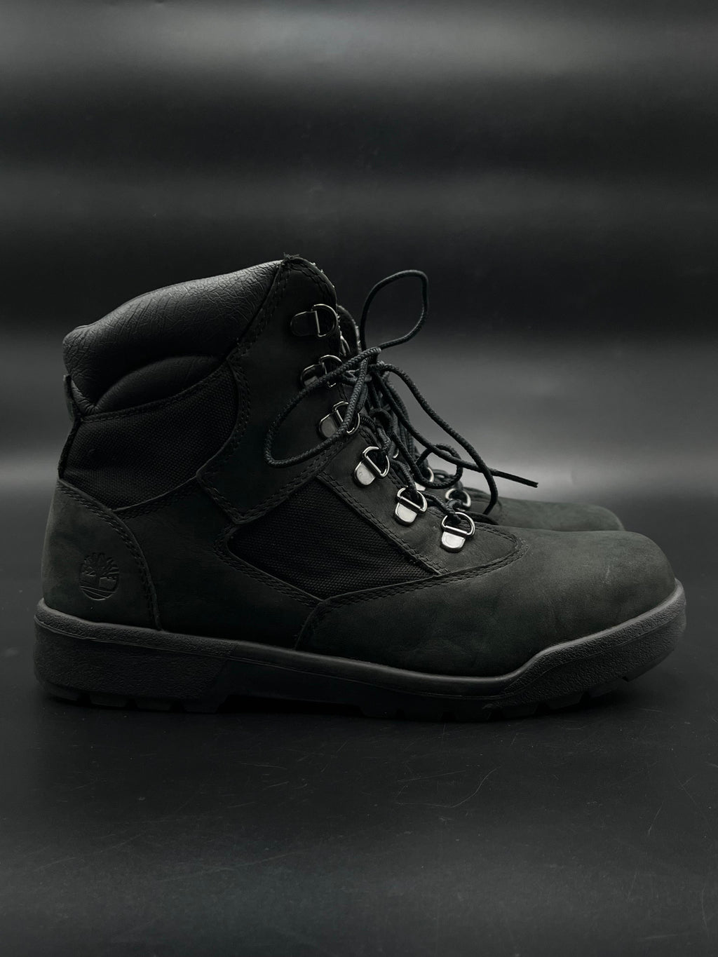 Timberland Field Boot D-Ring Leather Mesh Ankle Boots Black 44990 - 40