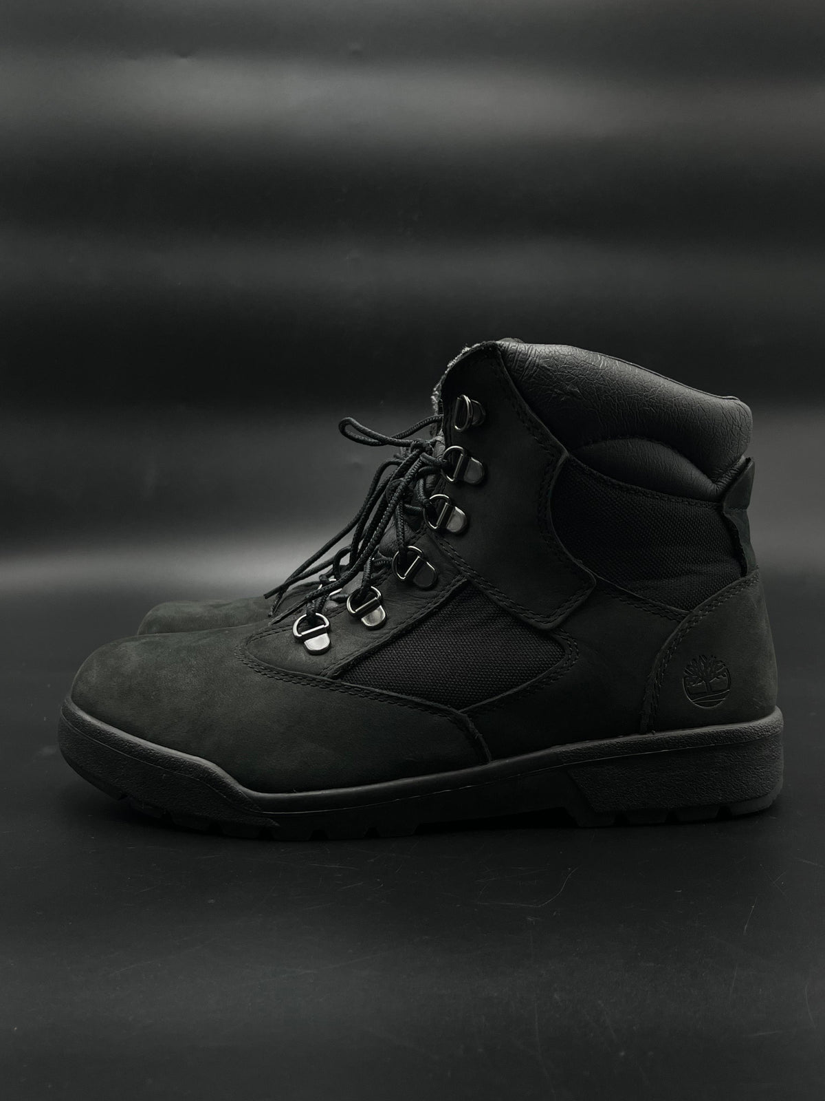 Timberland Field Boot D-Ring Leather Mesh Ankle Boots Black 44990 - 40