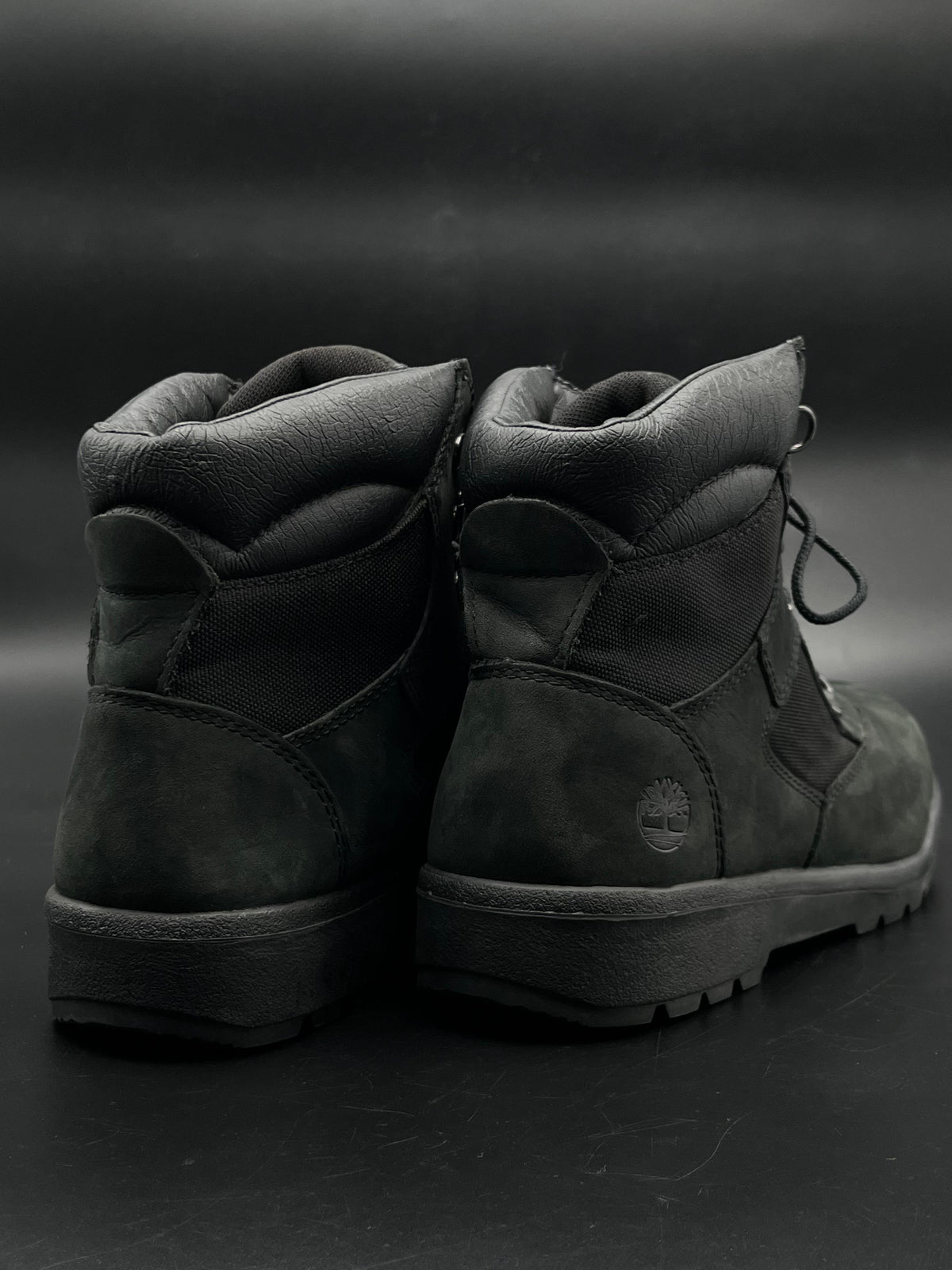 Timberland Field Boot D-Ring Leather Mesh Ankle Boots Black 44990 - 40