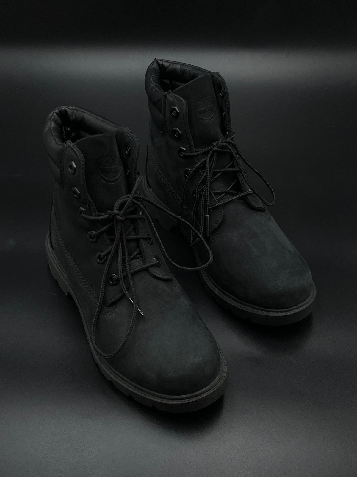 Timberland Waterville  Waterproof Boots All Black Nubuck A156S - 38.5