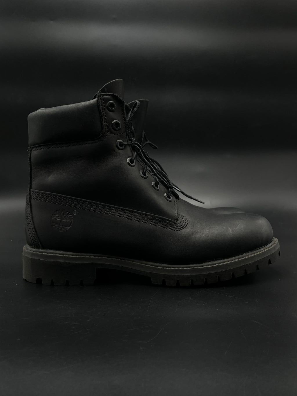 Timberland Basic 6 Inch Ankle Boots Triple Black Leather A1MA6 - 43