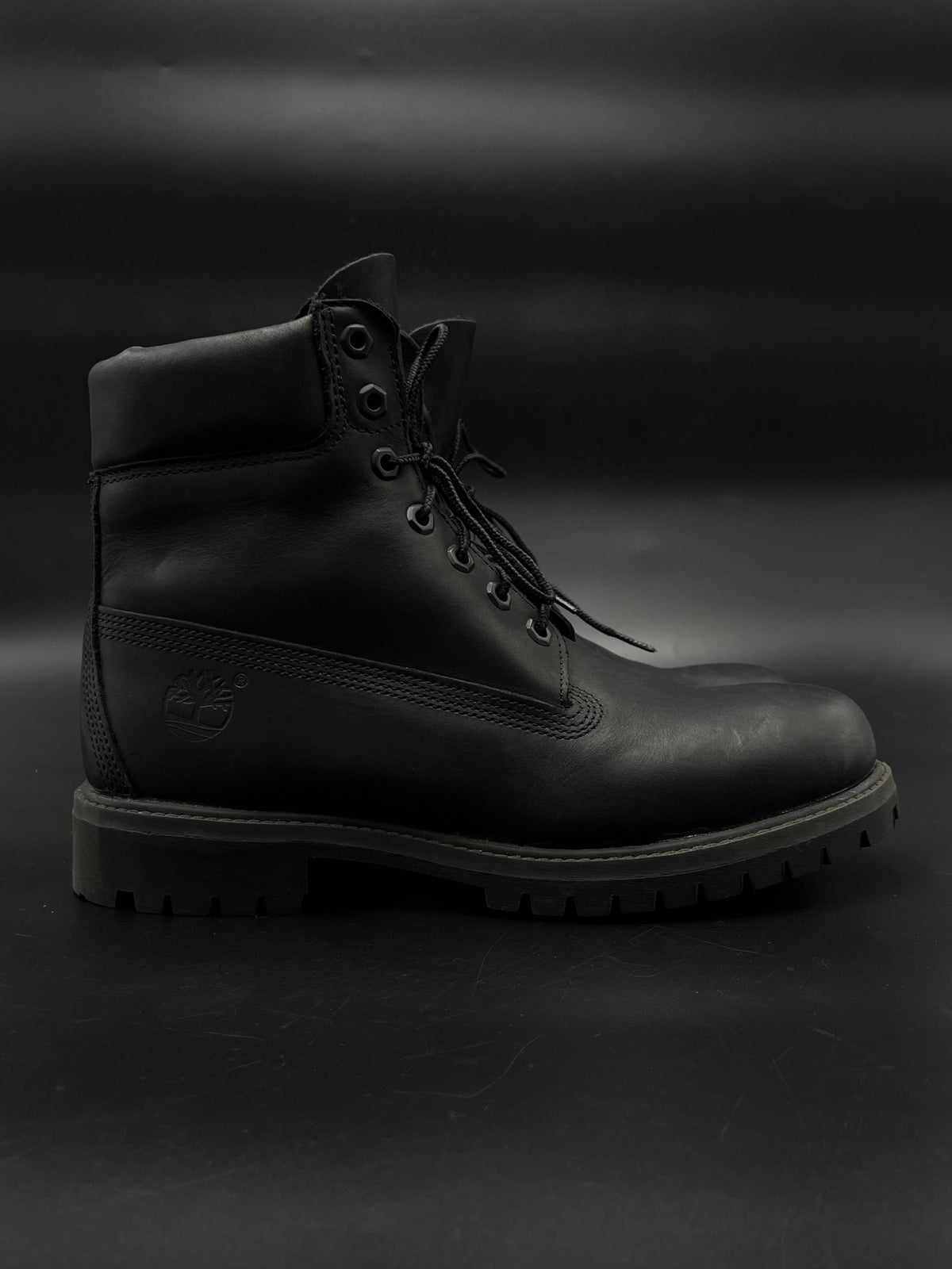 Timberland Basic 6 Inch Ankle Boots Triple Black Leather A1MA6 - 43
