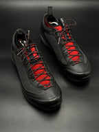 Arcteryx Acrux FL GTX Gore-Tex Vibram Approach Hiking Shoes Black Red - 44.5