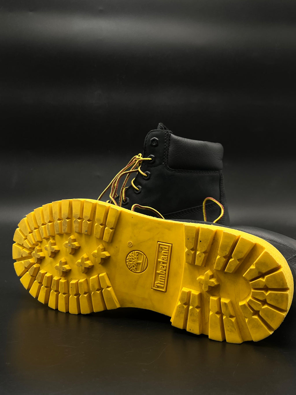 Timberland Premium  Waterproof Boots Black Yellow Sole A5Q96 - 40