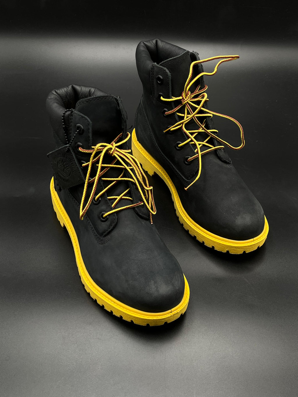 Timberland Premium  Waterproof Boots Black Yellow Sole A5Q96 - 40