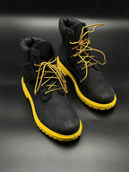Timberland Premium  Waterproof Boots Black Yellow Sole A5Q96 - 40
