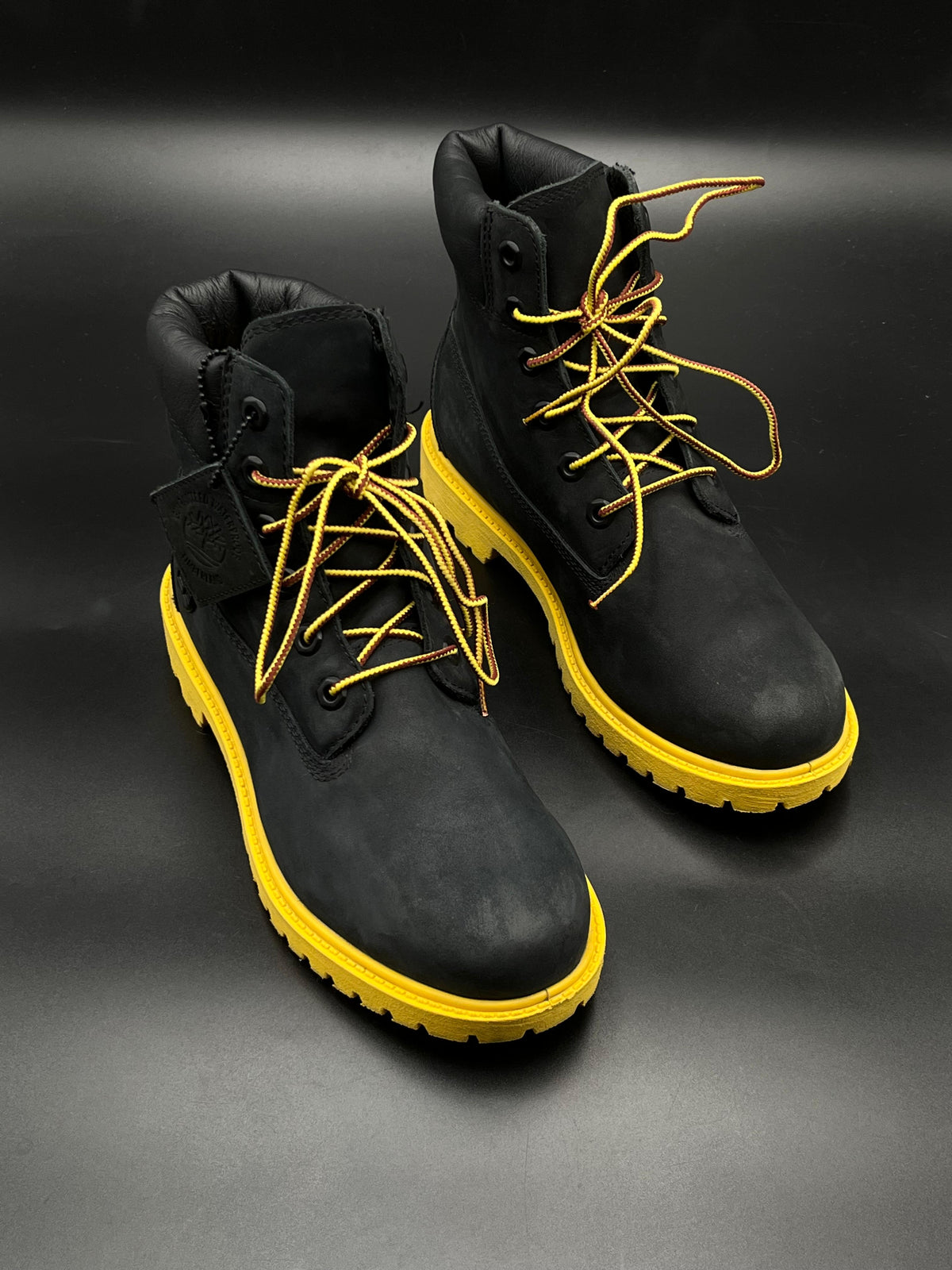 Timberland Premium  Waterproof Boots Black Yellow Sole A5Q96 - 40