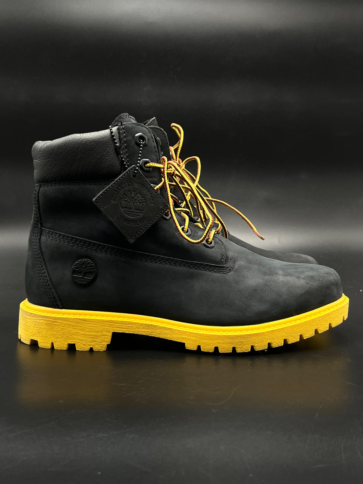 Timberland Premium  Waterproof Boots Black Yellow Sole A5Q96 - 40