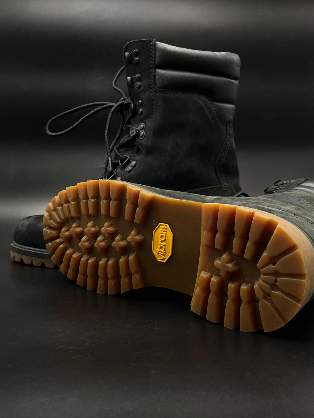 Timberland 40 Below Super Boot Black Nubuck Vibram Sole A1UCY - 44