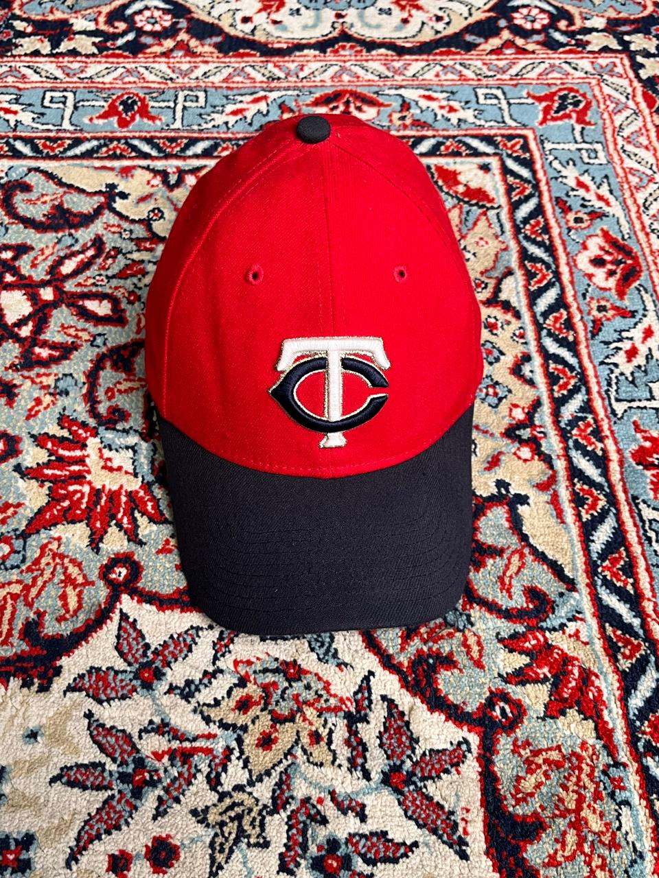 New Era MLB Minnesota Twins Red & Navy Blue Baseball Cap