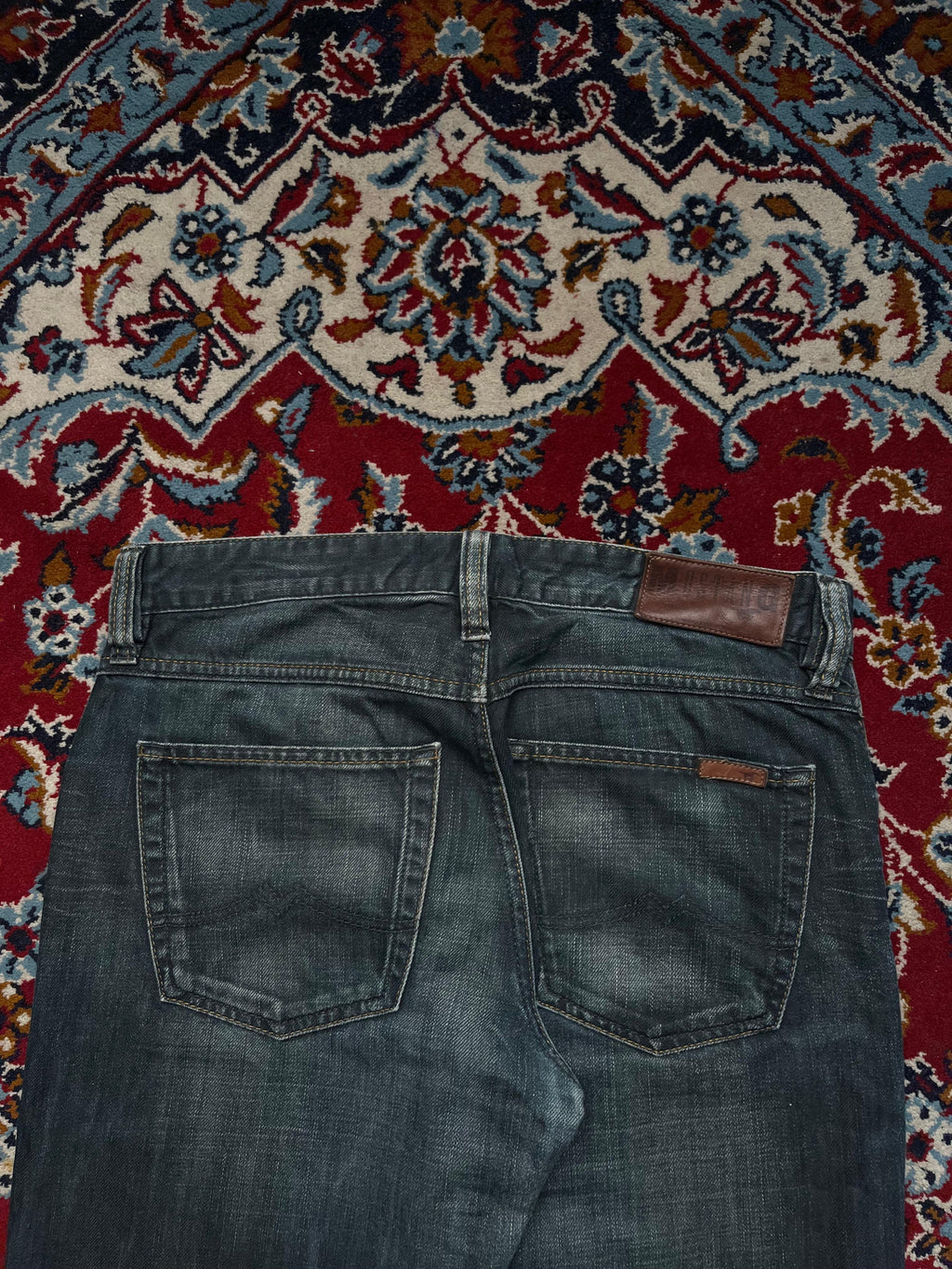 Vintage Mustang Dark WashED Bootcut Jeans - 32
