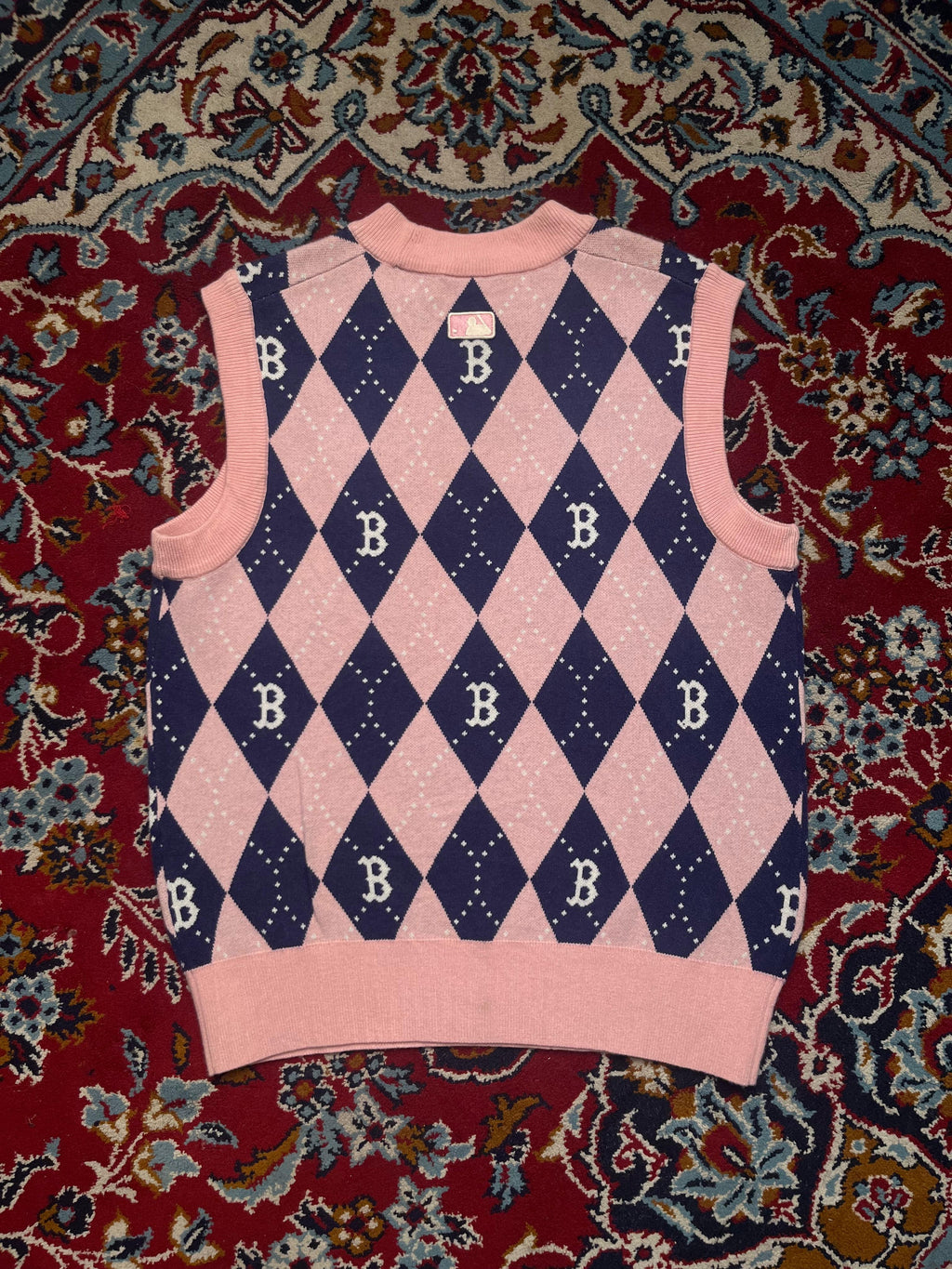 MLB Korea Boston Red Sox Monogram Knit Sweater - M