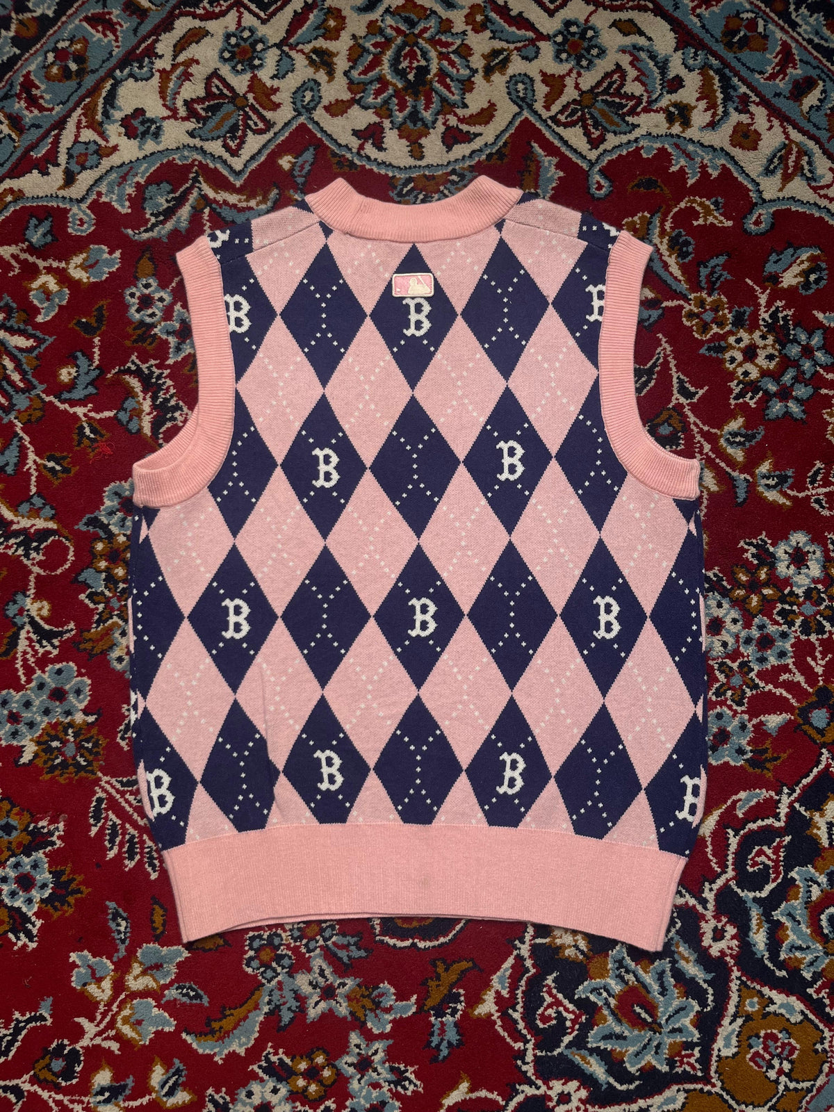 MLB Korea Boston Red Sox Monogram Knit Sweater - M